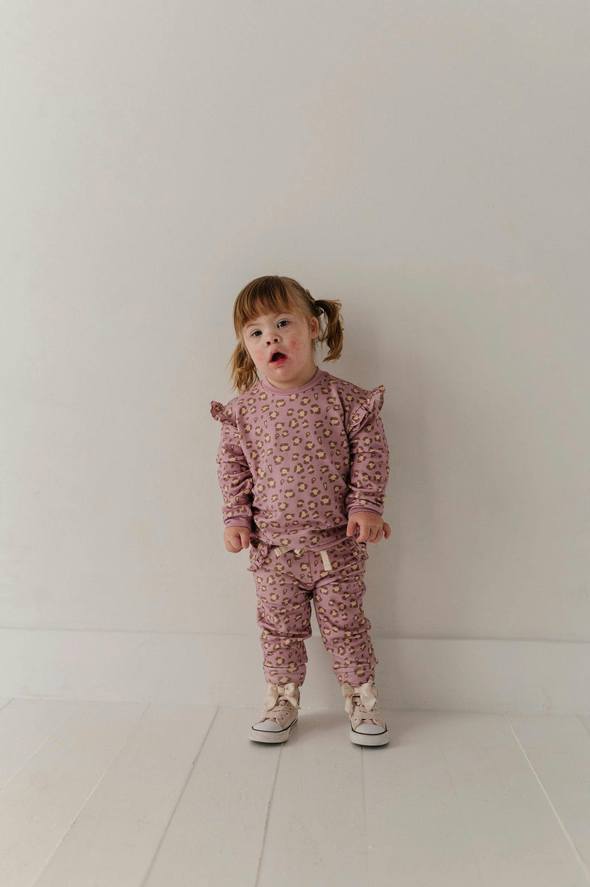 Girls Joggers in Cheetah