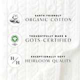 Organic Scallop Edge Cardigan