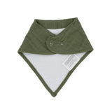 Cotton Muslin + Fleece Bandana Bib 4 Pack - Sea
