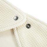Vanilla Waffle Kerchief Bib