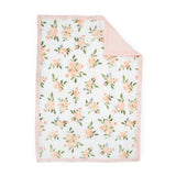 Cotton Muslin Toddler Comforter - Watercolor Roses Grande 2