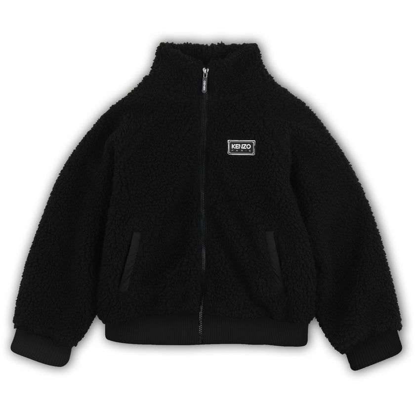 Black Faux Shearling Jacket
