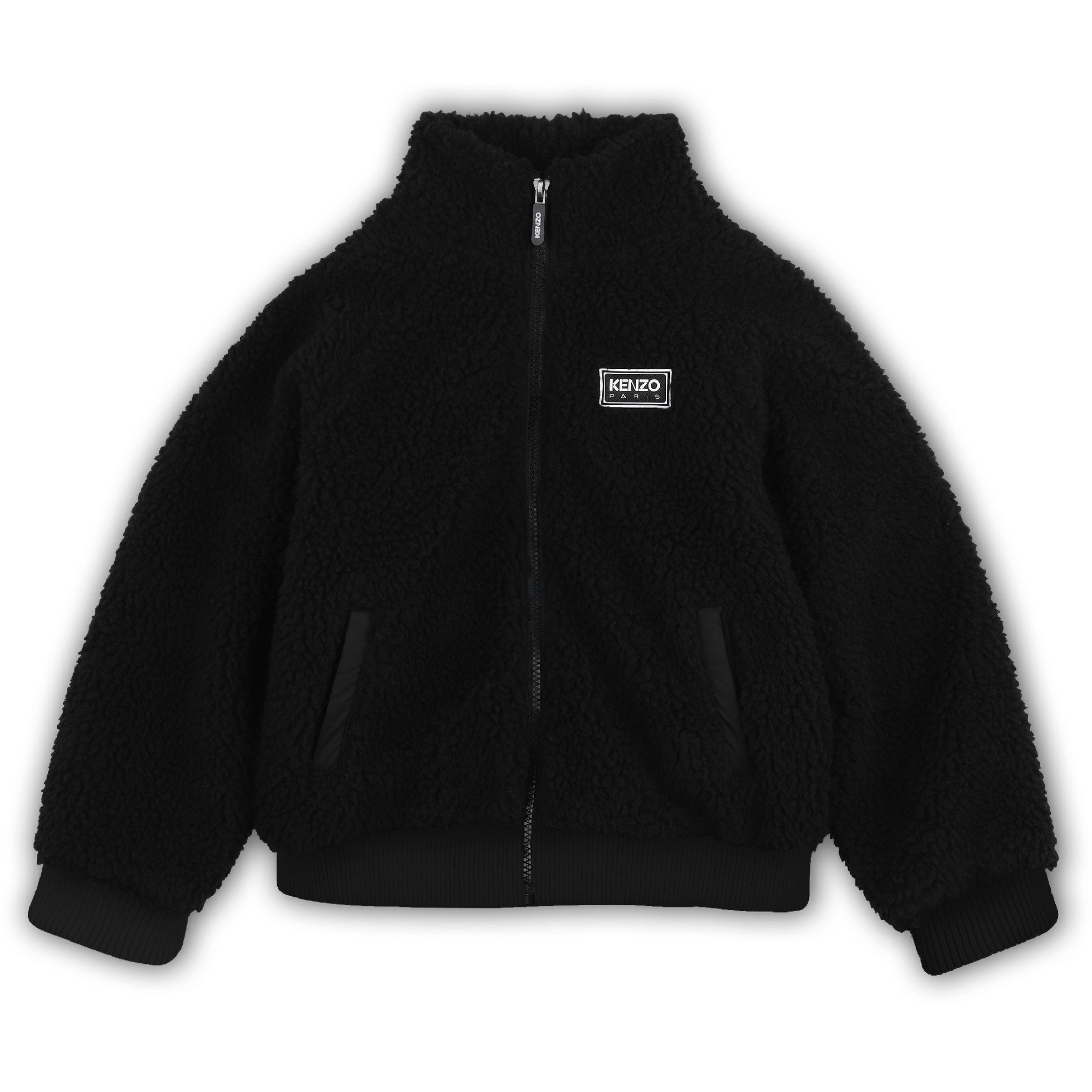 Black Faux Shearling Jacket