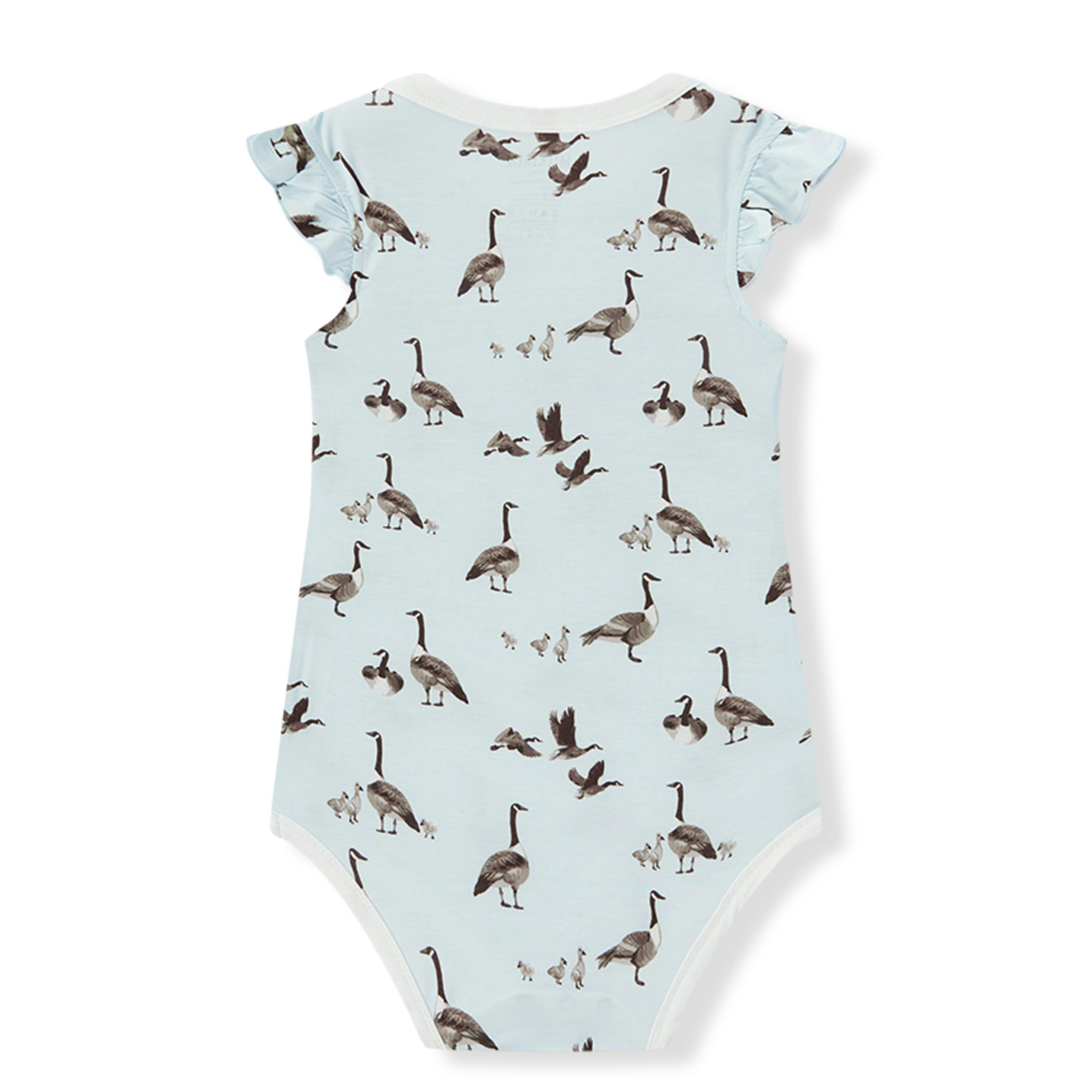 Goose Luxe Stretch Ruffle One Piece