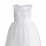 White Avalora Lace Tulle Dress