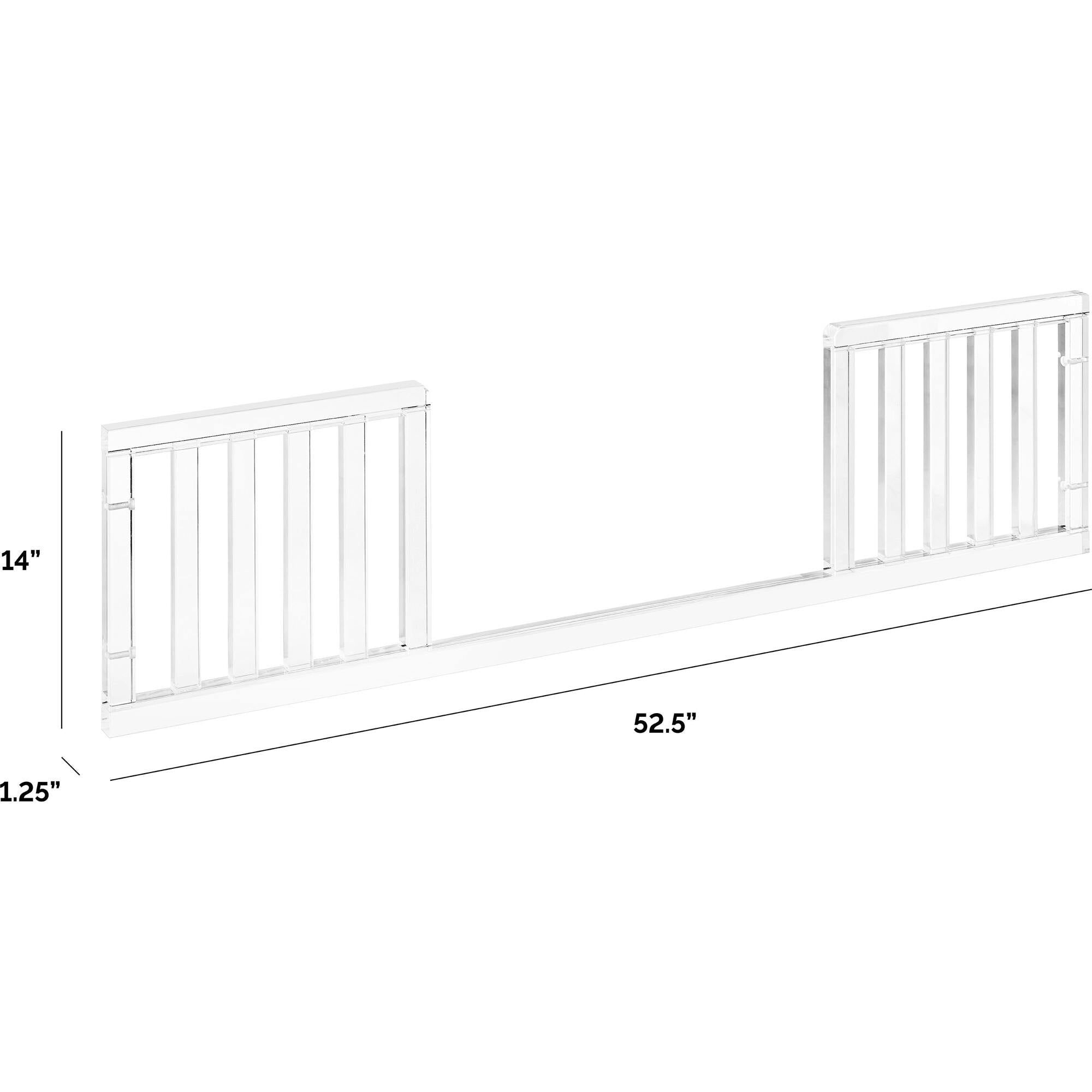 Altair Acrylic Toddler Bed Conversion Kit