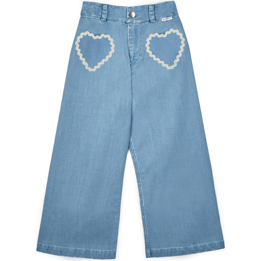 Mipounet SS26 Louise Denim, Pant Light Blue