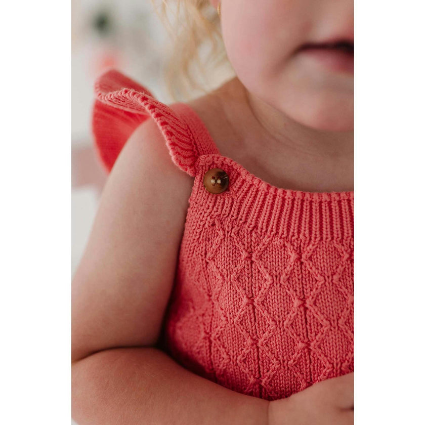 Baby Girl Knit Sweater Bodysuit