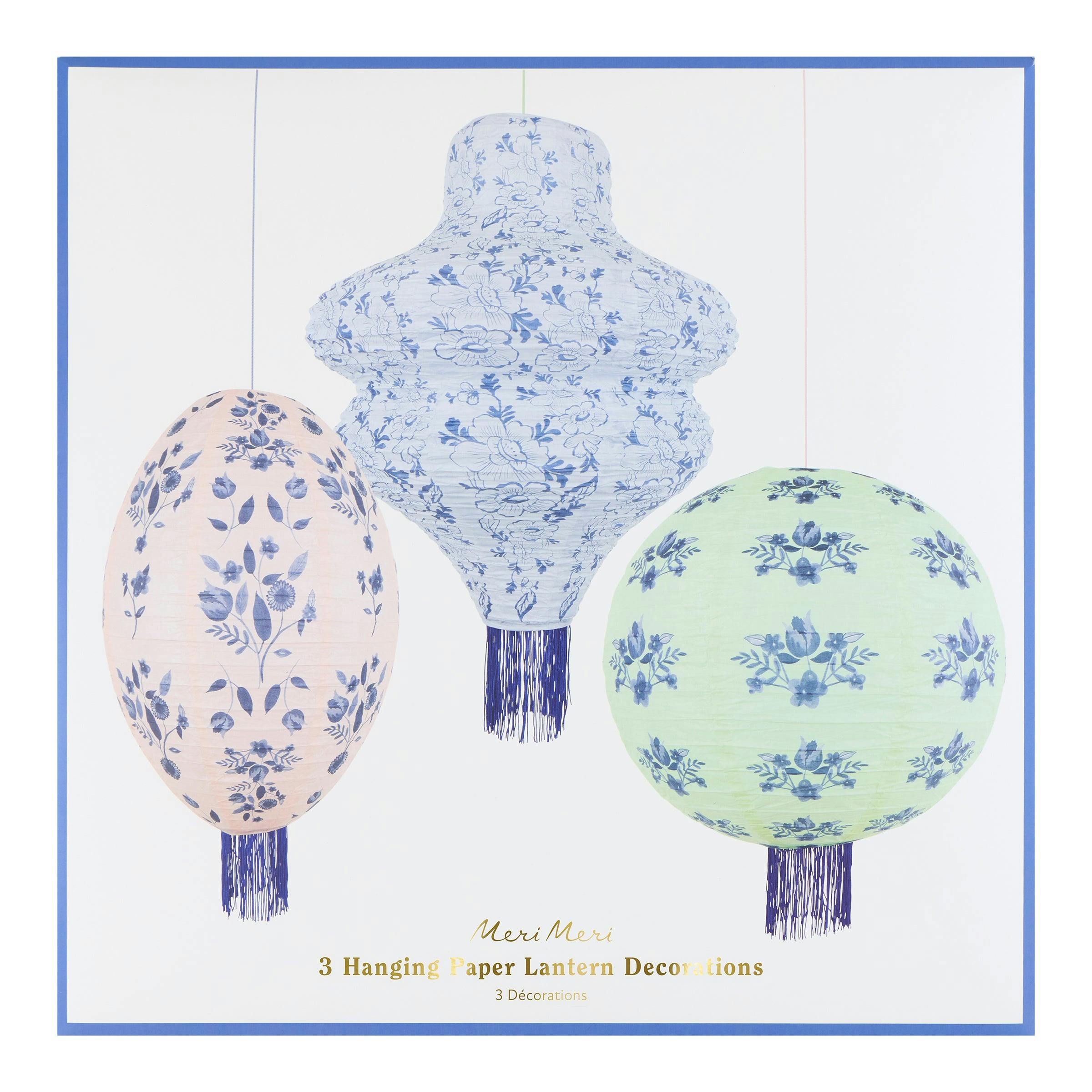 Vintage Botanical Lanterns