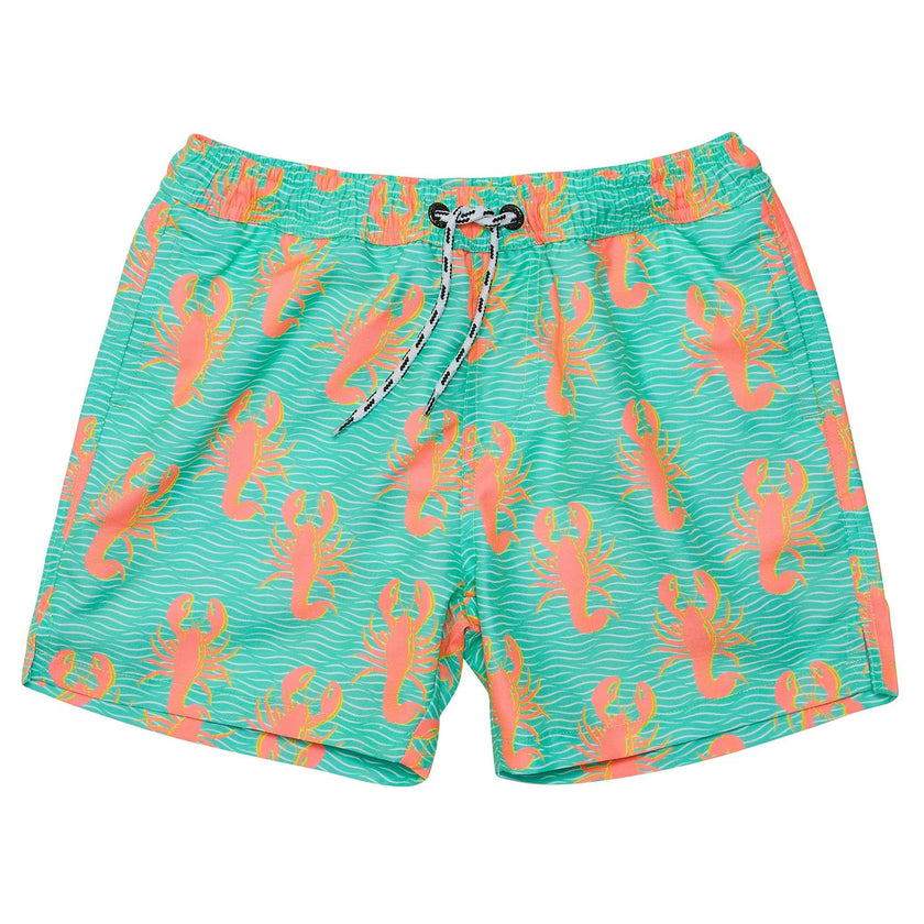 Sustainable Comfort Lined Drawstring Swim Short