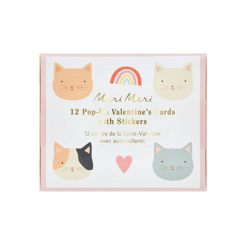 Cat Valentine's Cards & Stickers Set