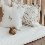 Transfer Flower Knit Baby Blanket