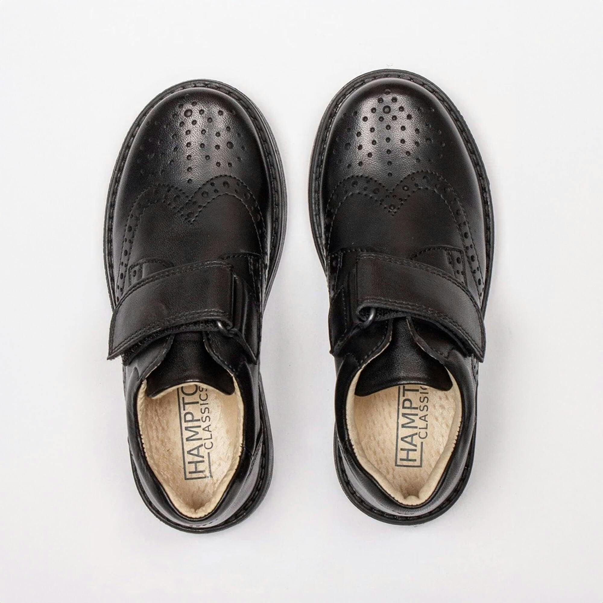 Hampton Classics Gregory School Shoes in Black
