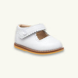 Toddler Mary Jane | White Leather