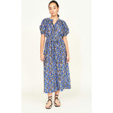Somerset Dress in Lapis Wildflower