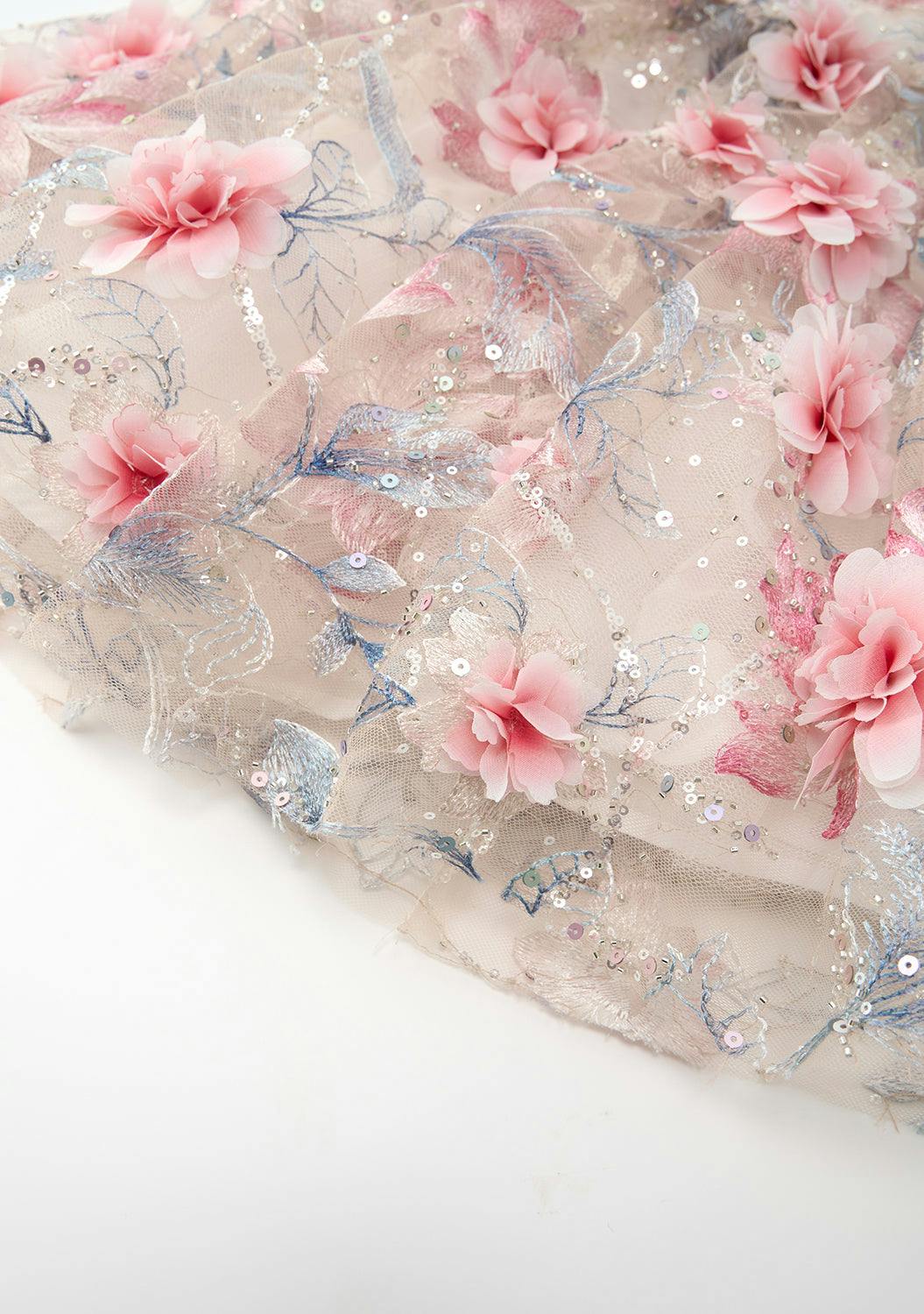Rosalia Embroidered Mini Dress