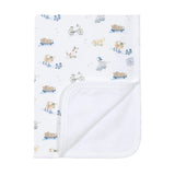 Roller Pups Boy Pima Cotton Baby Blanket