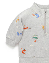 Embroidered Windcheater Flying Dragon Broderie