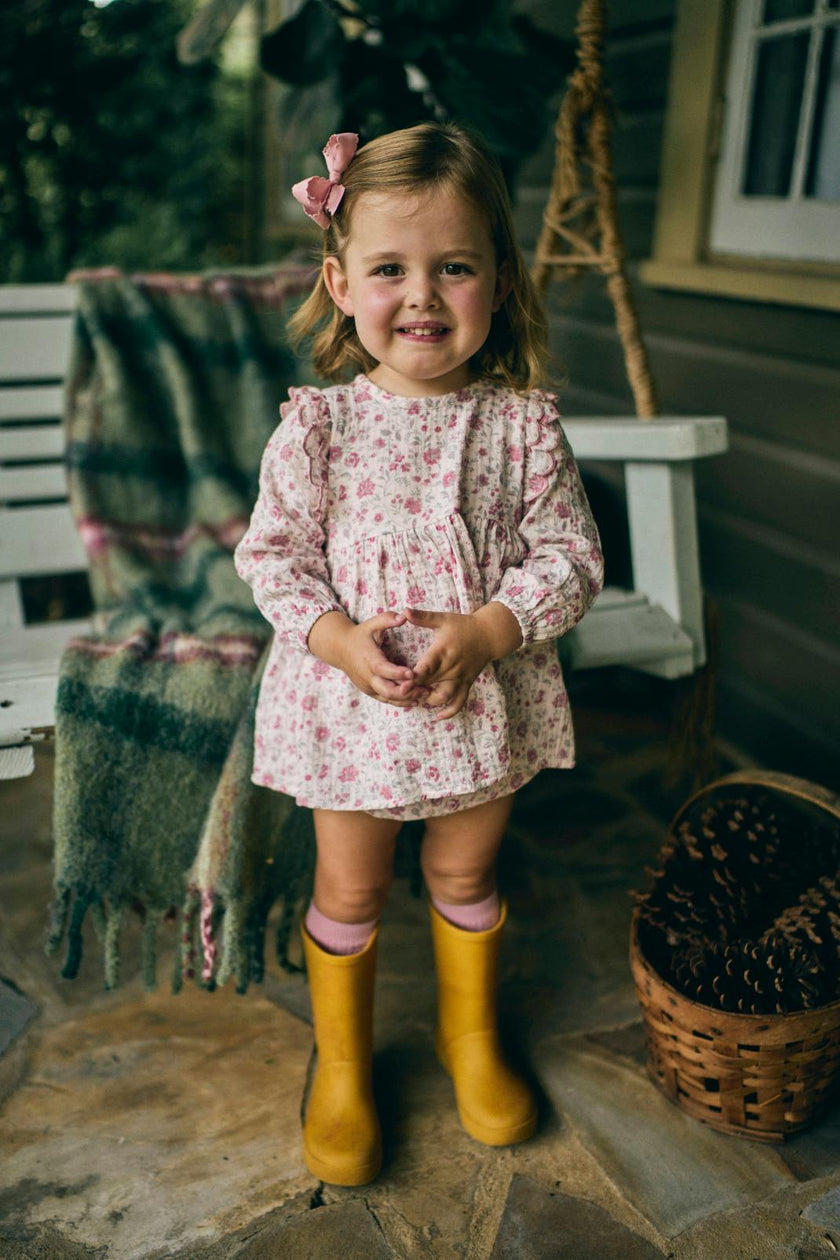 Kate Baby Set in Blushing Blooms