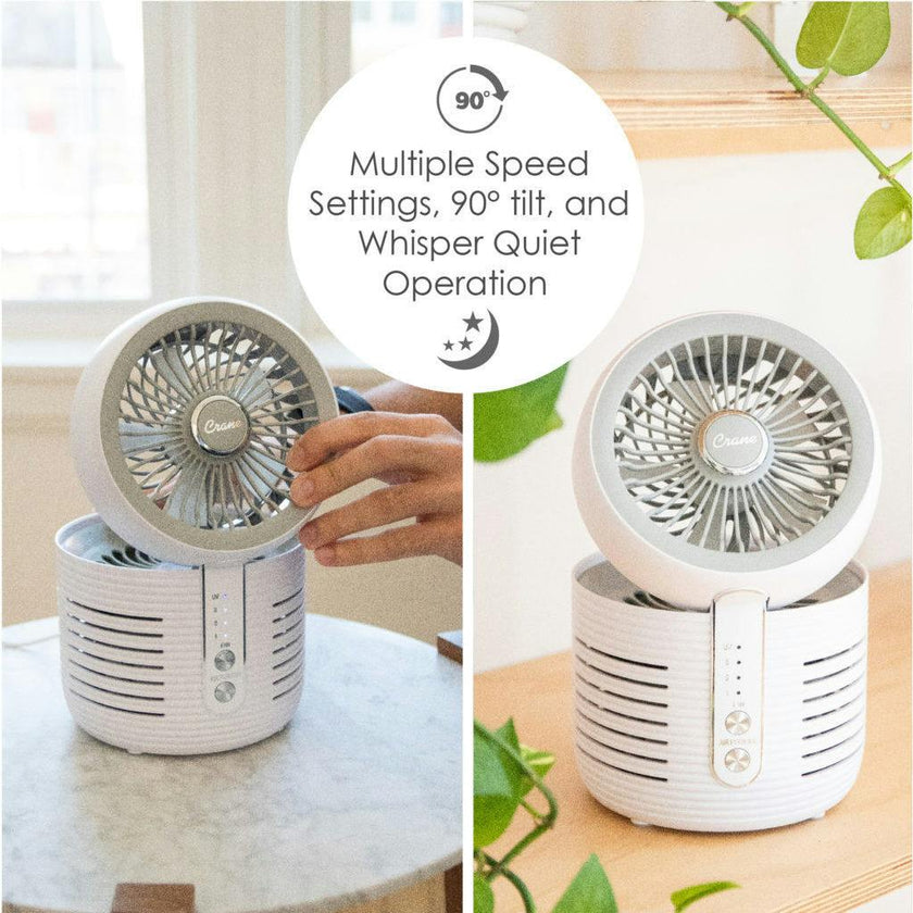 2-in-1 Air Purifier and Desk Fan