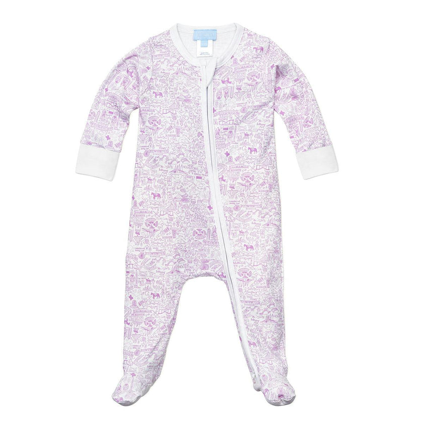 Houston Zip Baby Onesie