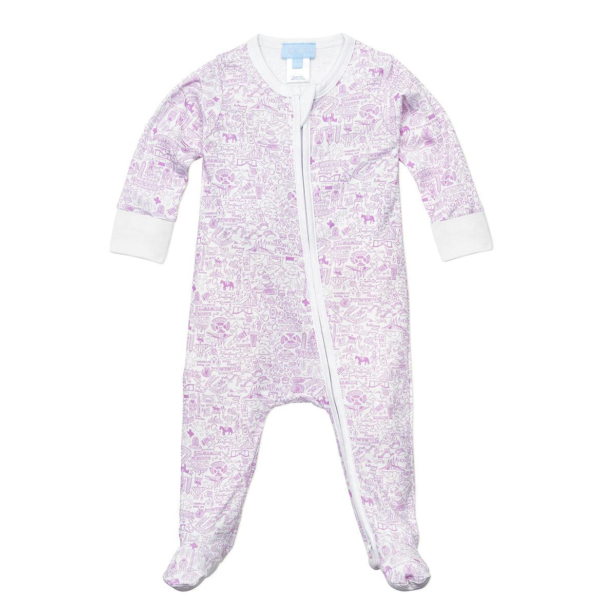 Houston Zip Baby Onesie