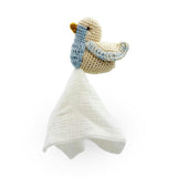 Blue Chickadee Gift Box 🪺 100% organic cotton music box and lovey