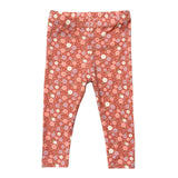 Girls Basic Leggings in Tiny Petals