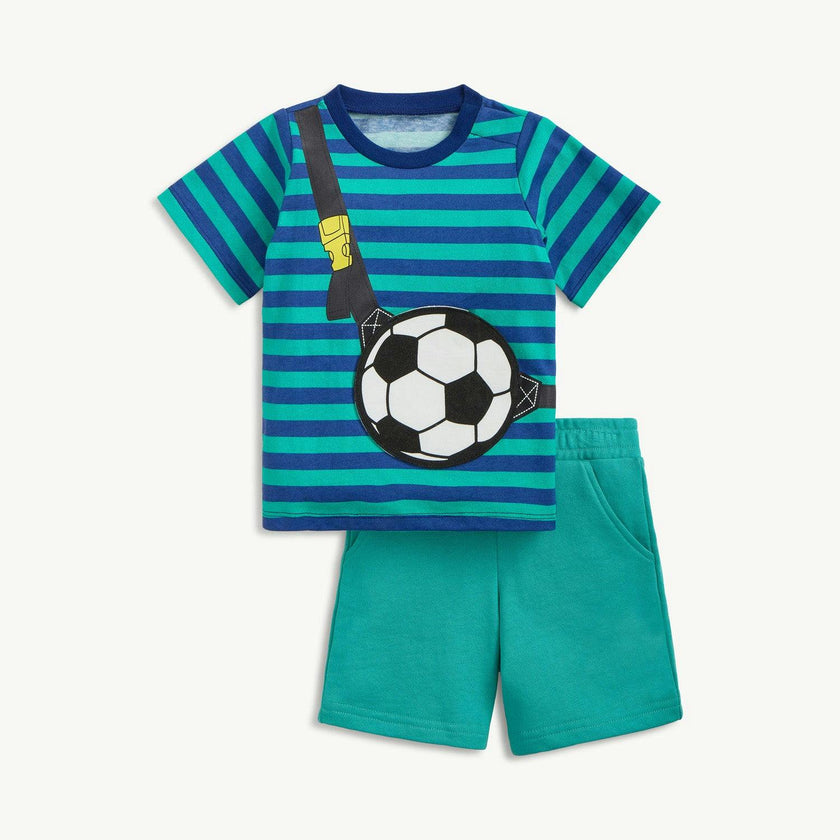 Magnetic Peek-A-Pocket T-Shirt & Shorts Set