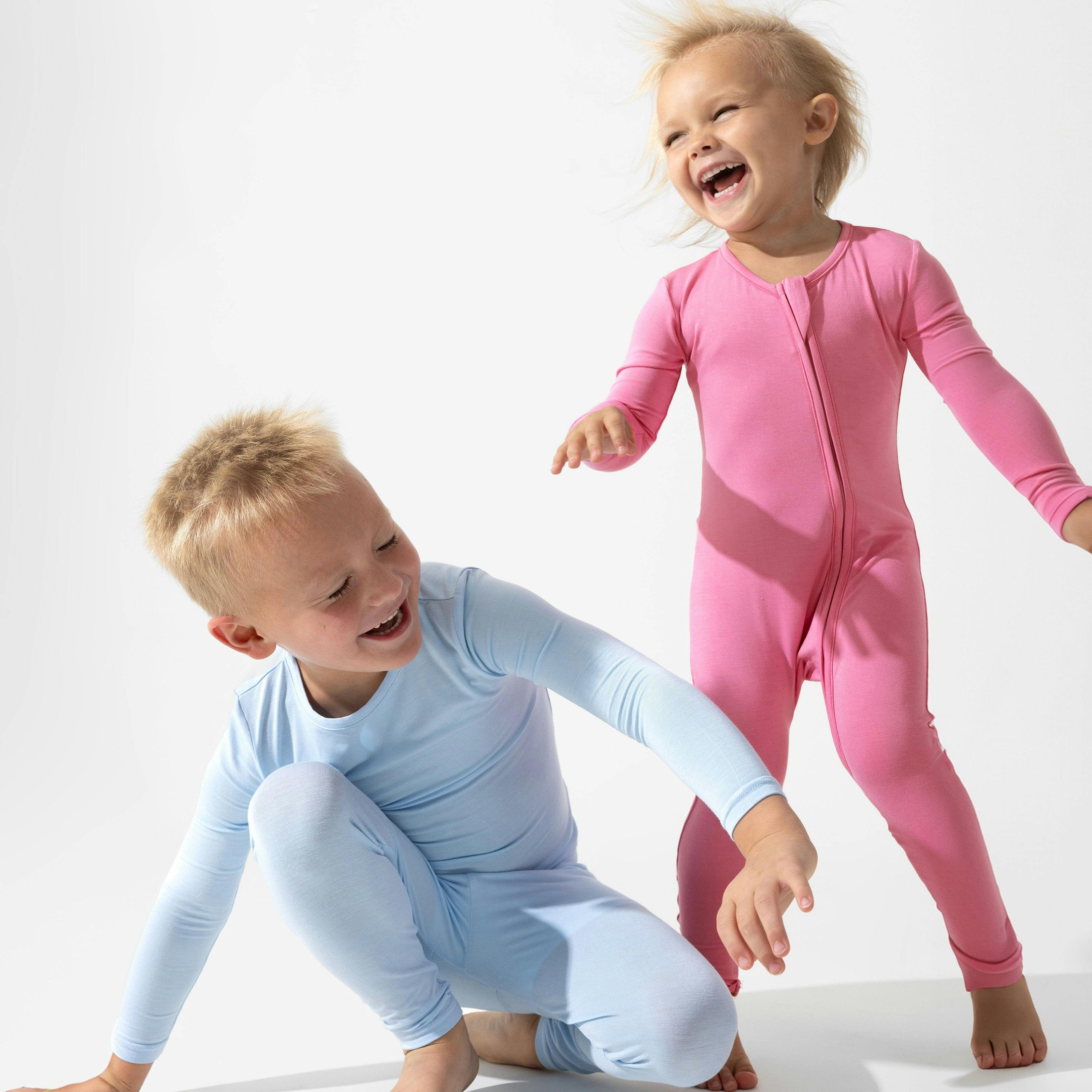 Bubblegum Pink Bamboo Convertible Footie