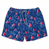 Sustainable Comfort Lined Drawstring Swim Short