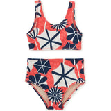 Two-Piece Swimsuit Set, Multi