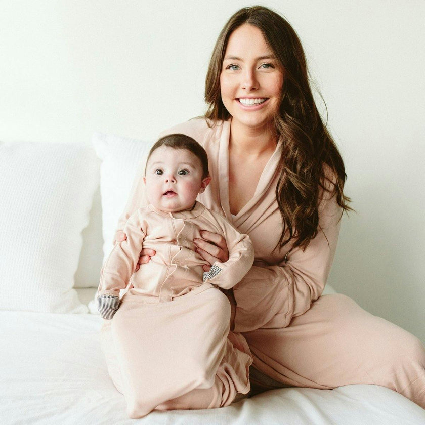 24 HOUR CONVERTIBLE GOWN | ROSE — Bamboo Organic Cotton Blend