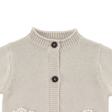 Dieck Cardigan | Lammies | White Sand