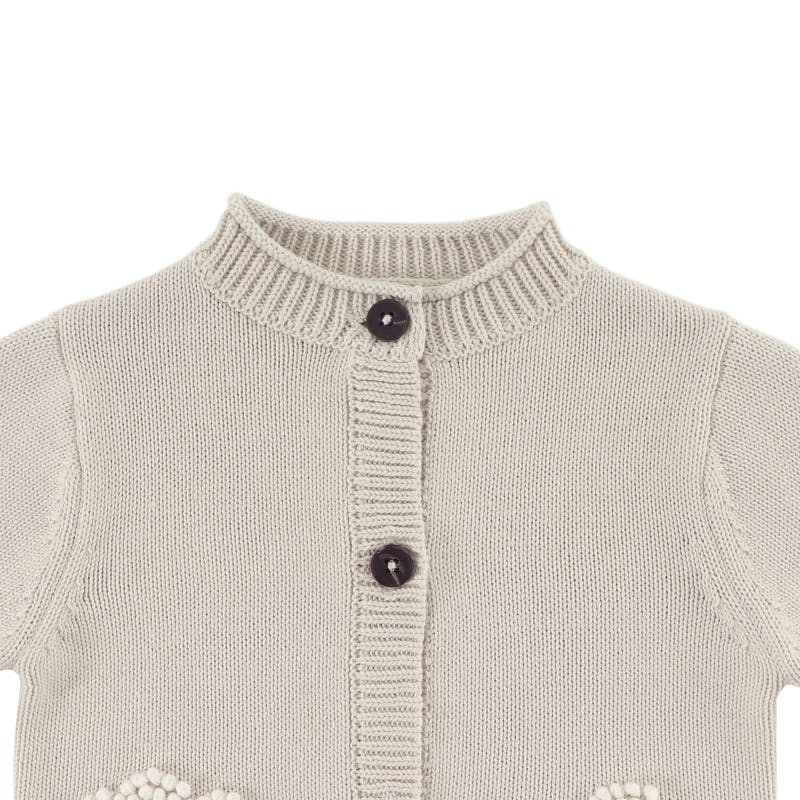 Dieck Cardigan | Lammies | White Sand