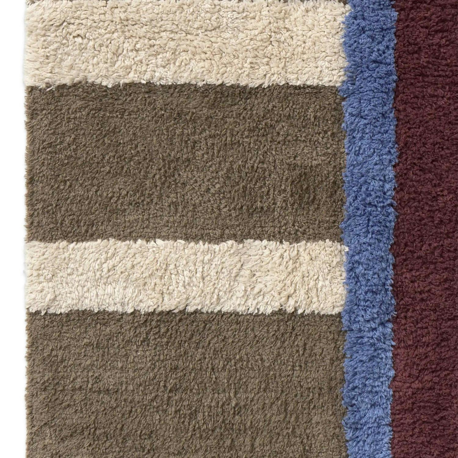 Washable Rug Color On Indigo Blue