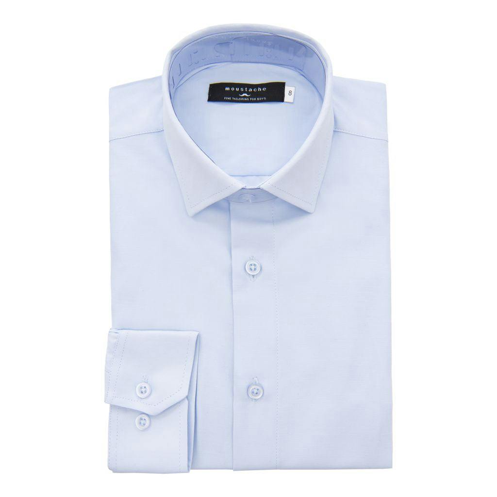 Light Blue Solid Dress Shirt