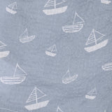 Blue Sailboat Collar Set