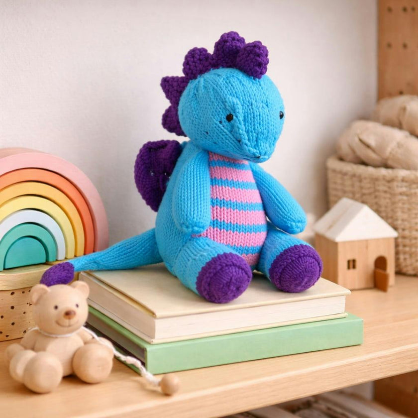 Knit Buddy  | Tina the Turquoise Dragon