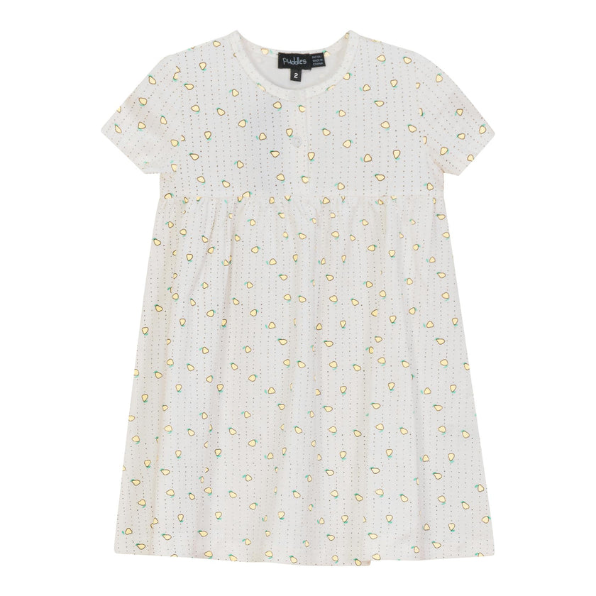 Strawberry and Pear Printed Dress