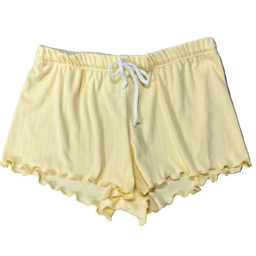 Girls Pointelle Lounge Shorts