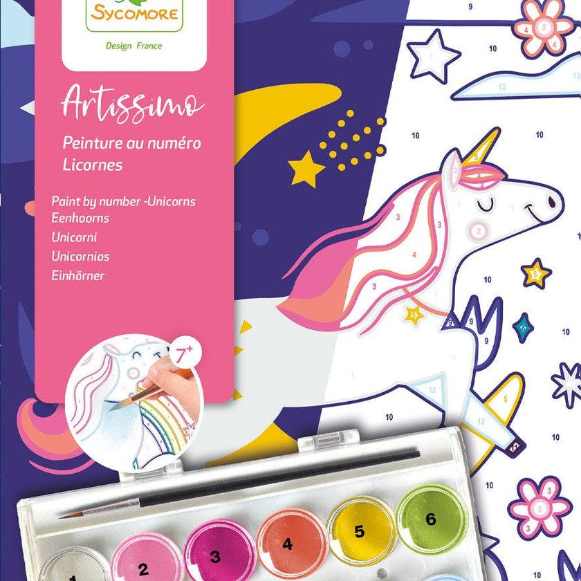 Artissimo - Paint By Numbers Unicorns - 7y+