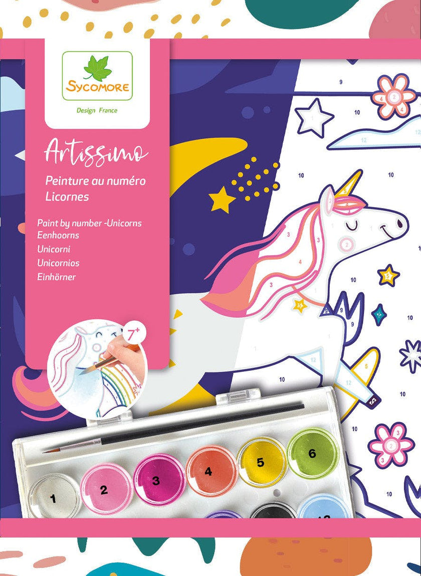 Artissimo - Paint By Numbers Unicorns - 7y+