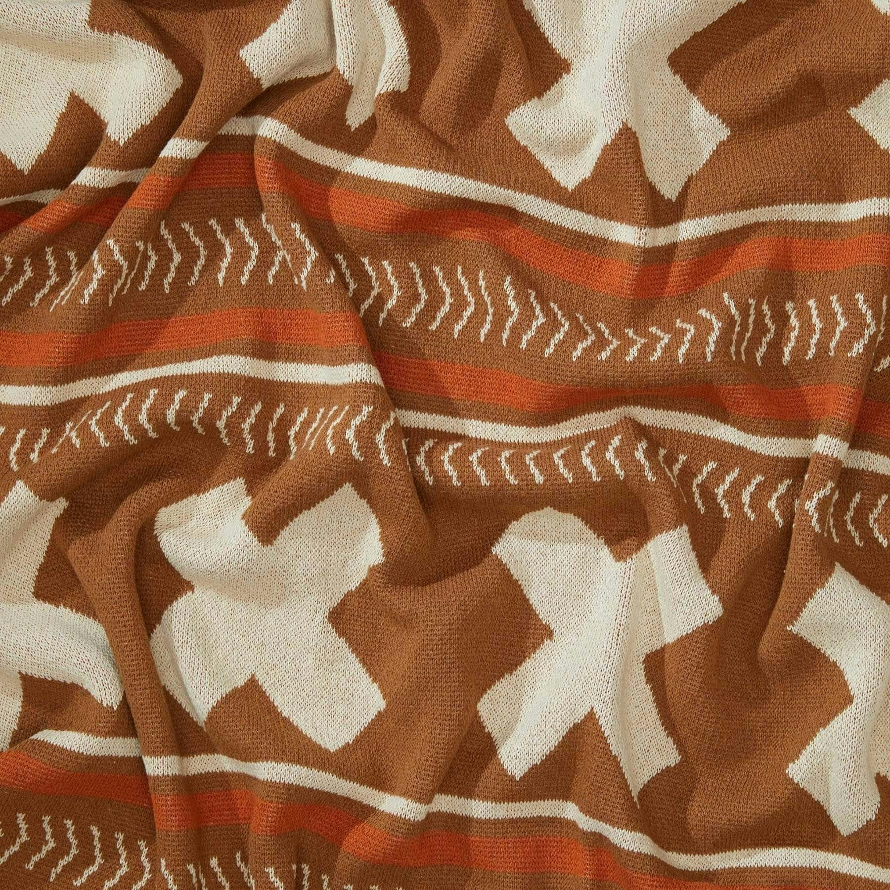 Cotton Sustainable Knit Throw Blanket | Mesa