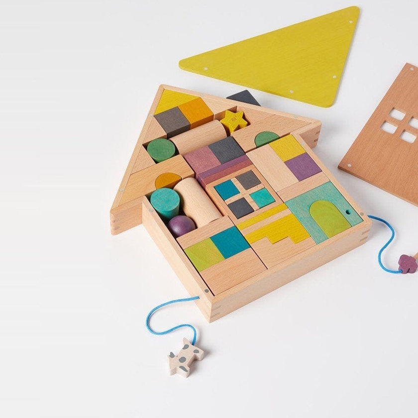 Tsumiki tidy toy block set house