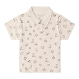 Organic Collar Tee & Shorts Set - Rodeo