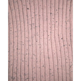 Ribbed Knit Long Sleeve Retro Top