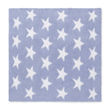 Chenille - Dusty Blue Star Blanket