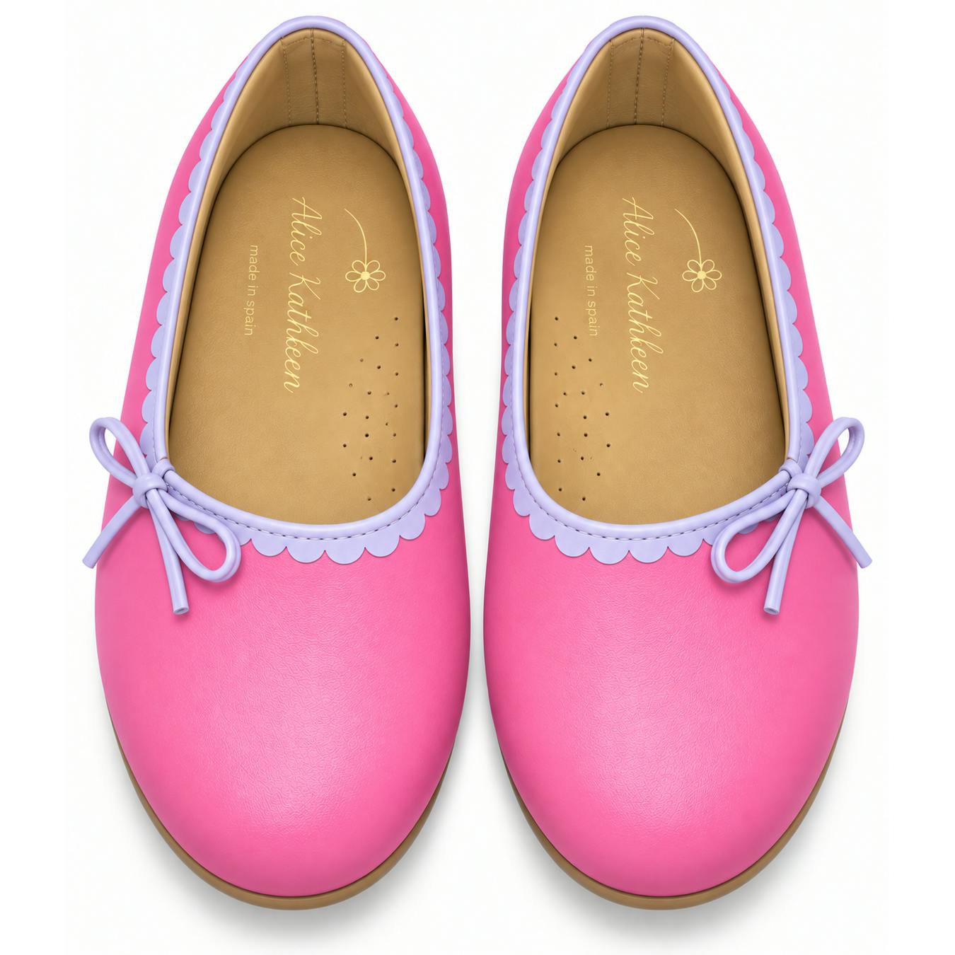 Beatrice Flat in Pink/Purple