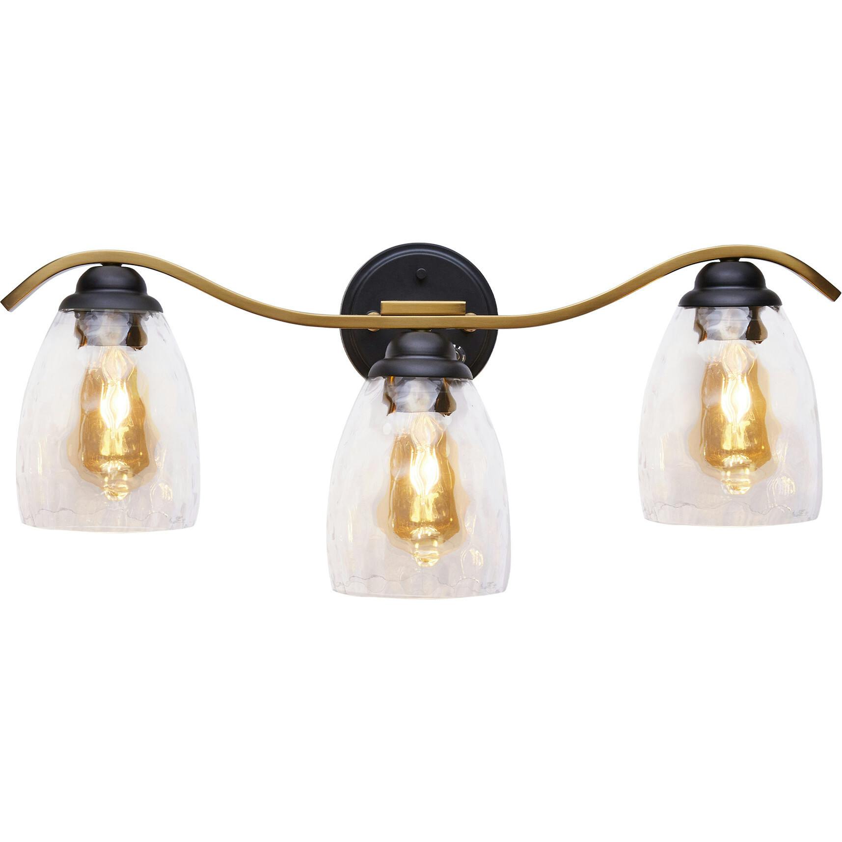 Heidi Dimmable 3-Light Bathroom Vanity Light